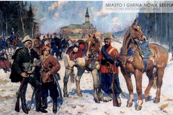 Powstańcy styczniowi na Świętym Krzyżu