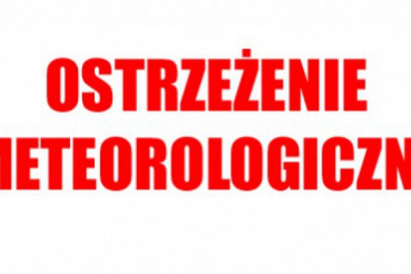 Ostrzeżenie meteo