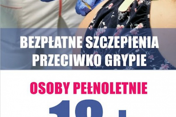 Szczepienia przeciw grypie 18+