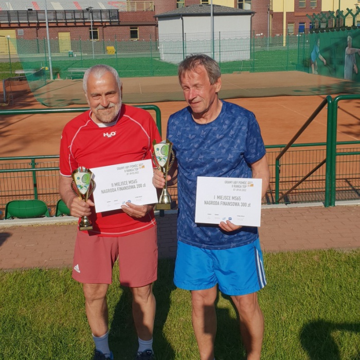 Marian Mocoń i Stefan Grzegorek.Kalisz 08 V 2022 II miejsce