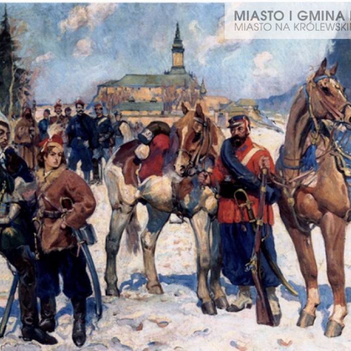 Powstańcy styczniowi na Świętym Krzyżu