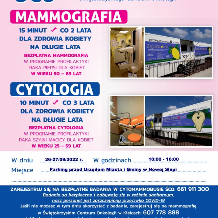 badania mammograficzne