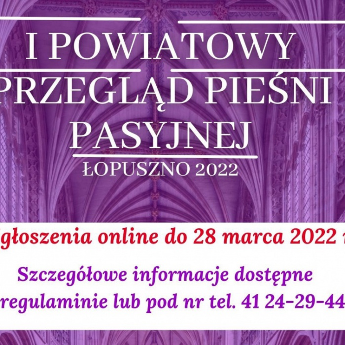 Powiatowy Przegląd Pieśni Pasyjnej