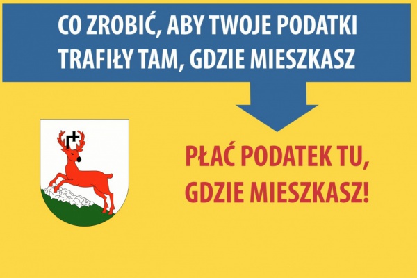 baner płac podatki tam gdzie mieszkasz