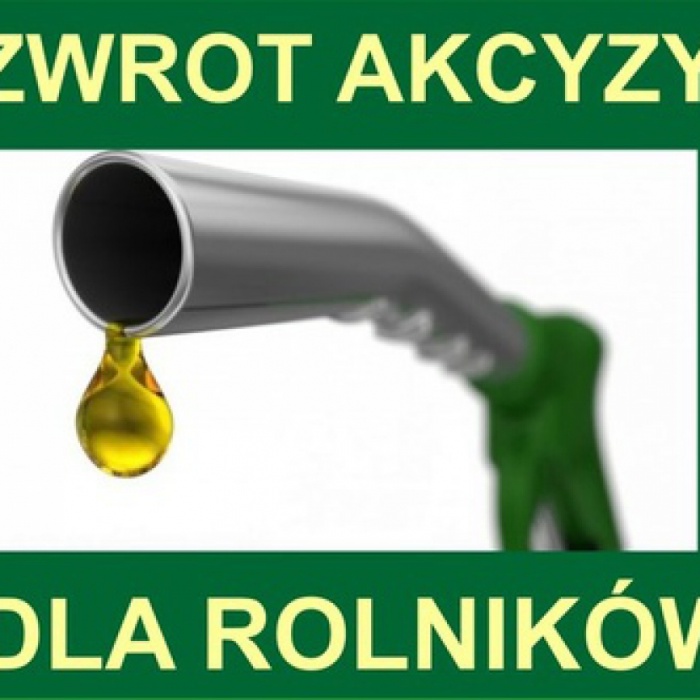 zwrot podatku akcyzowego zawartego w cenie oleju napędowego wykorzystywanego do produkcji rolnej