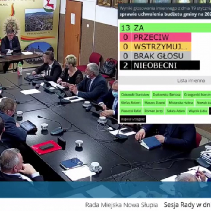 Budżet uchwalony jednogłośnie