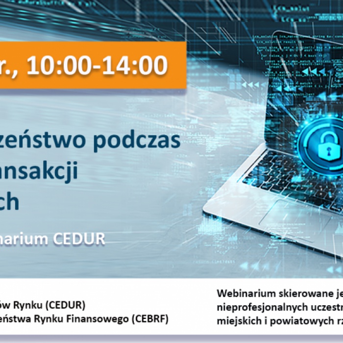 Webinarium - plakat