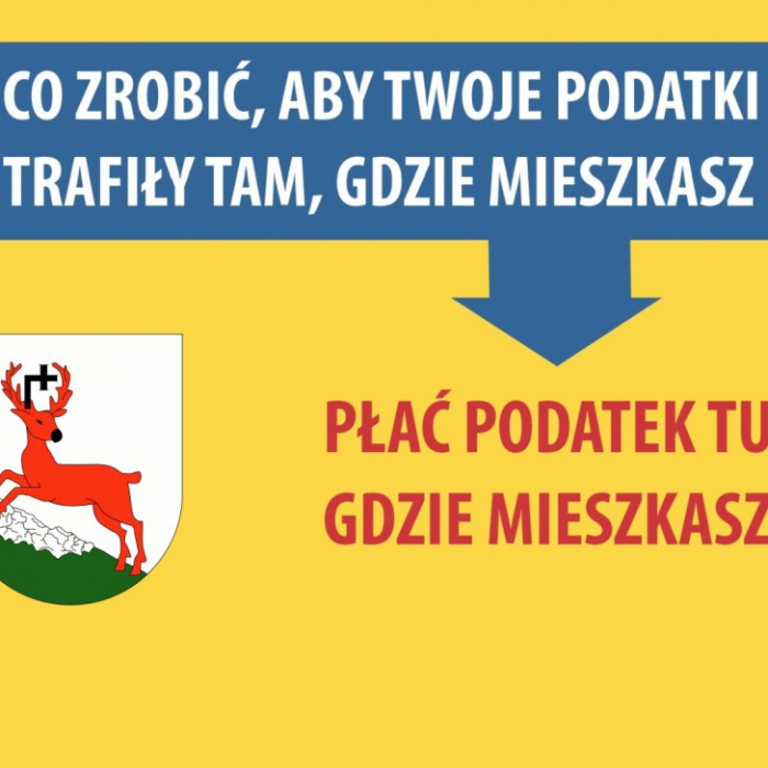 baner płac podatki tam gdzie mieszkasz