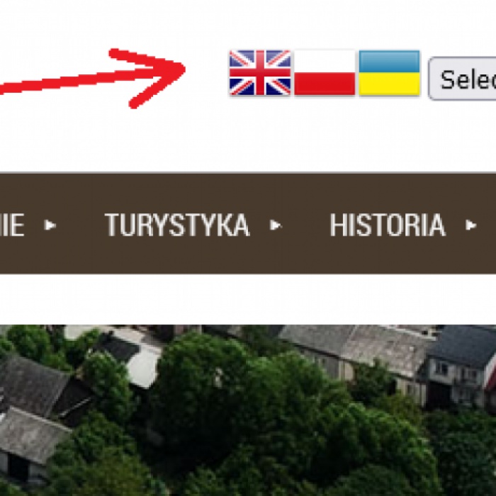 Strona nowaslupia.pl tłumaczona na język ukraiński.