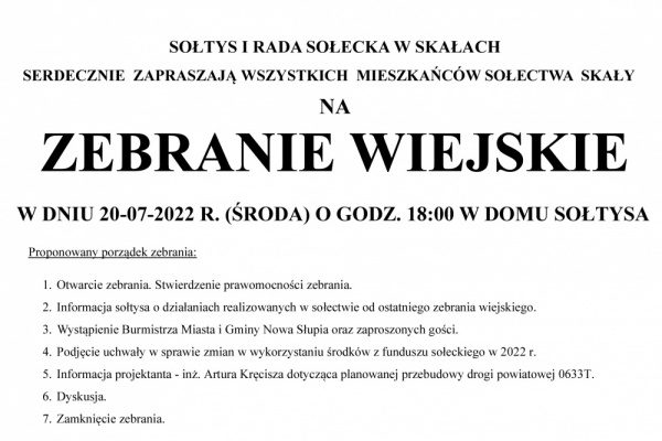 zebranie wiejskie