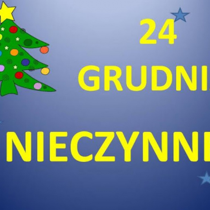 24 grudnia urzędy będą nieczynne