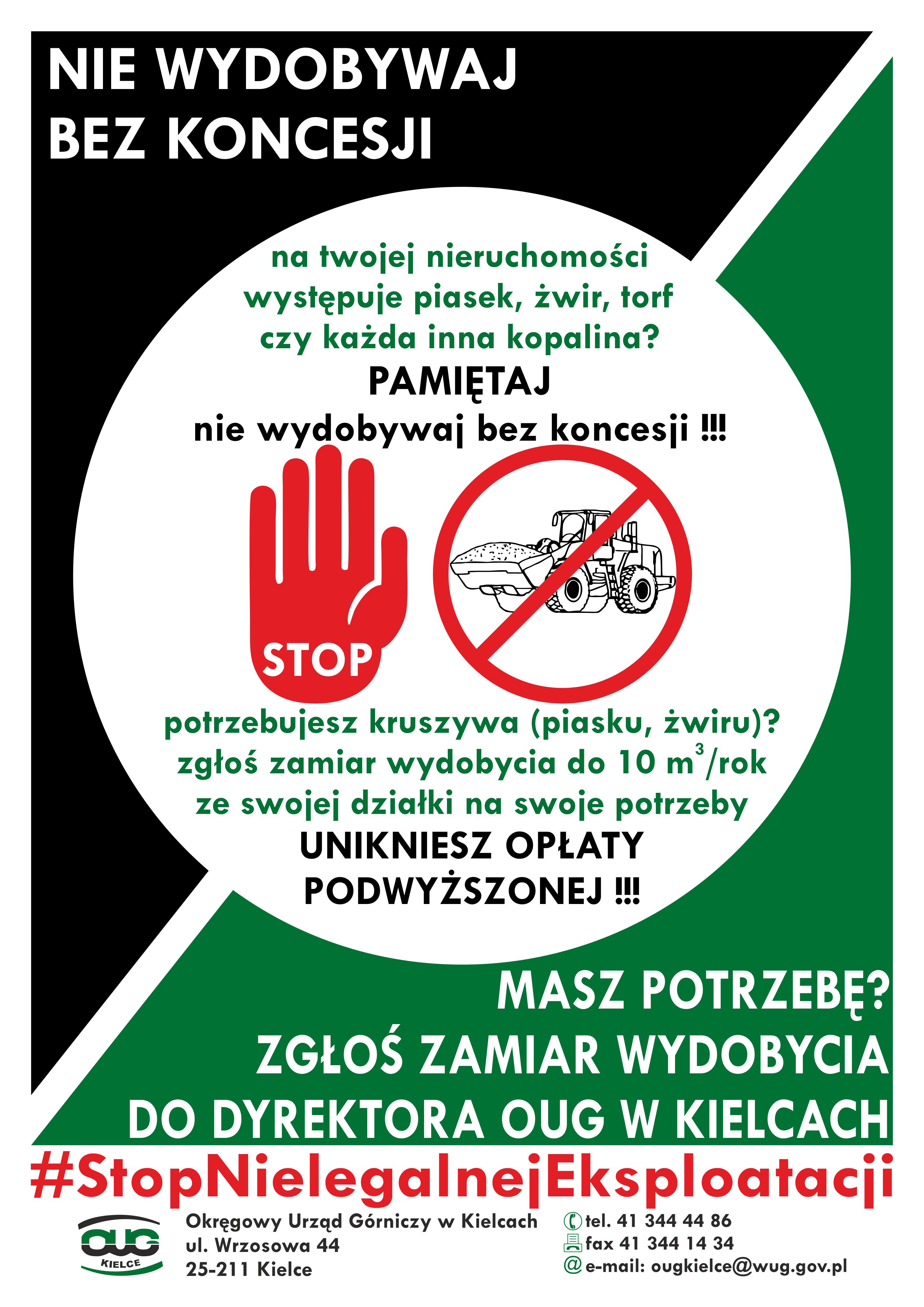 Nie wydobywaj bez koncesji